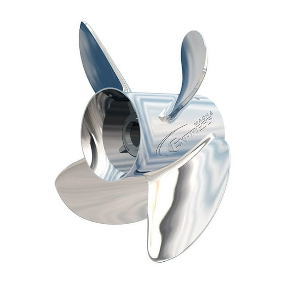 Turning Point Propellers 31501340 Express 4-Blade SS Propellers for 90-300 hp Engines with 4.75" GC - 15.3" x 13", LH EX-1513-4L