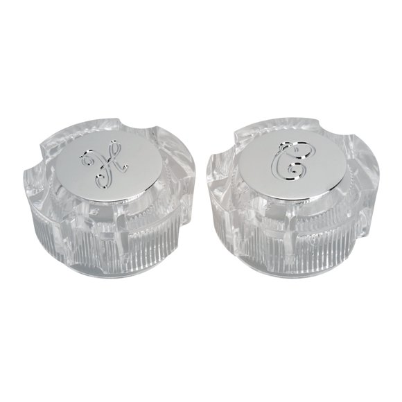 Universal Faucet Handles - Acrylic, 2 Pack