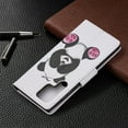 thumbnail image 5 of Galaxy S21 Ultra Case Cute Embossed Pattern Premium Leather Wallet Cover Flip Stand Credit Card Slots Pocket Holder Magnetic Closure Folio Case for Samsung Galaxy S21 Ultra, Giant Panda, 5 of 8