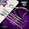 thumbnail image 2 of Cuticle Kit, 4 PCS Nail Care Kit, Manicure Pedicure Tools, Nail Cuticle Nippers, Ingrown Toenail Tools Kit, Toenail File and Lifters Stainless Steel, Nail Lifter, Nail Cuticle Pusher, 2 of 7