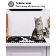 thumbnail image 6 of Large Induction Cooktop Protector Mat Black Easter Stove Top Covers for Electric Stove, Simple Cute Rabbit Eggs Buffalo Checkered Decorative Stove Burner Cover Mats, Glass Top Stove Cover, 6 of 7
