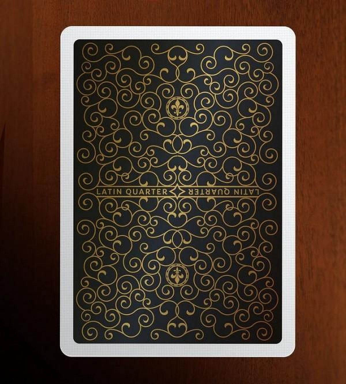Latin Quarter Signature Edition Black Playing Cards by McClure and Stark