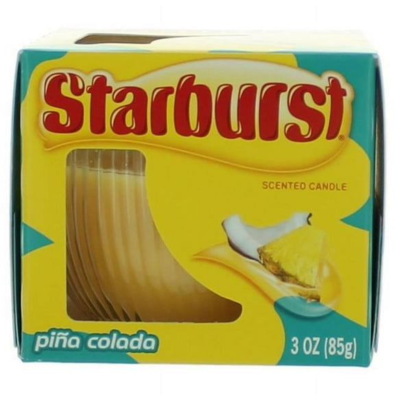 Starburst cstarpc381 3 oz Scented Candle Jar for Pina Colada