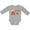 AC-Heather Grey, variant on Inktastic Bite Me Gingerbread Boys or Girls Long Sleeve Baby Bodysuit