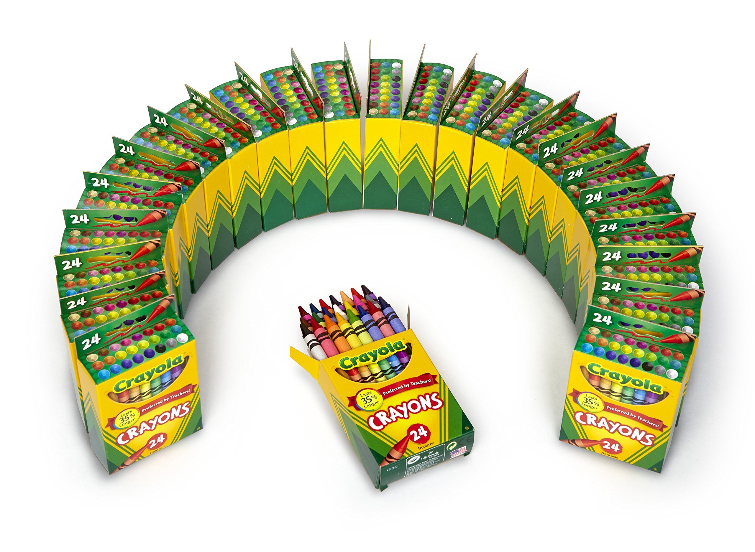 Crayola Crayons 24 Boxes, 24 Crayons per Box - image 3 of 7
