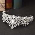 thumbnail image 5 of Bridal Rhinestone Tiara Gem Crystal Hair Crown Princess Headpiece Wedding Hair Accessories for Women and Girls, 5 of 12
