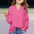 thumbnail image 2 of HIPYLO Kids Thermals Top and Bottom Set Girls Thermal Top Red Top for Girls Shirt School Uniform Shirts for Baby Winter Clothes Girl Clothes for Kids, Hot Pink 12-14 Years, 2 of 7