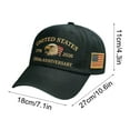 thumbnail image 3 of United States 250 Years Heritage Embroidered Baseball Cap, Adjustable Patriotic Hat, Celebrate America’s Legacy During Holiday Season【Embroidered】, by FAJHHA, 3 of 7