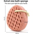 thumbnail image 2 of Esponja de baño, esponja para el cuerpo de Loofah, esponja de limpieza para la ducha, esponja para el uso de la ducha (2 piezas) Feliz Sencillez, 2 of 5