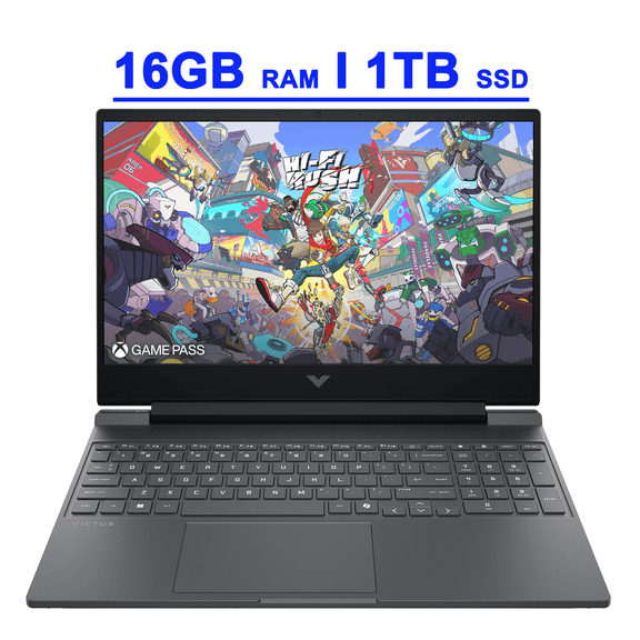 HP Victus 15 Premium Gaming Laptop 15.6" FHD IPS 144Hz Intel 8-core i5-13420H (>i7-12650H) 16GB DDR4 1TB SSD GeForce RTX 3050 Backlit USB-C DTS:X Ultra Wi-Fi6 Win11