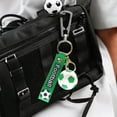 thumbnail image 4 of Productos con temática de deportes de pelota Llaveros de balón de fútbol realistas Accesorios Mercancía Llaveros tridimensionales Llavero de metal, 4 of 6