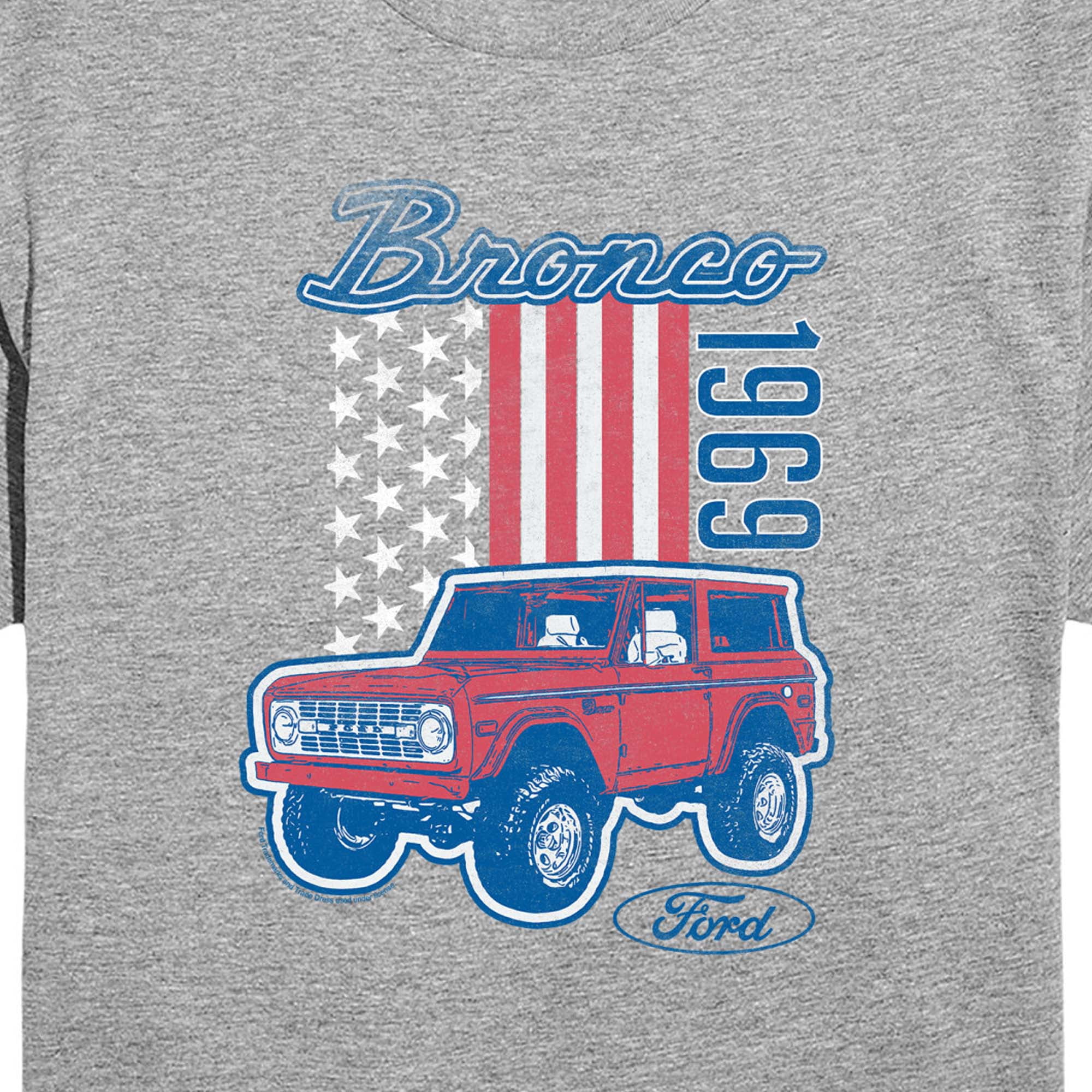 Ford - American Bronco 1969 - Juniors Cropped Graphic T-Shirt