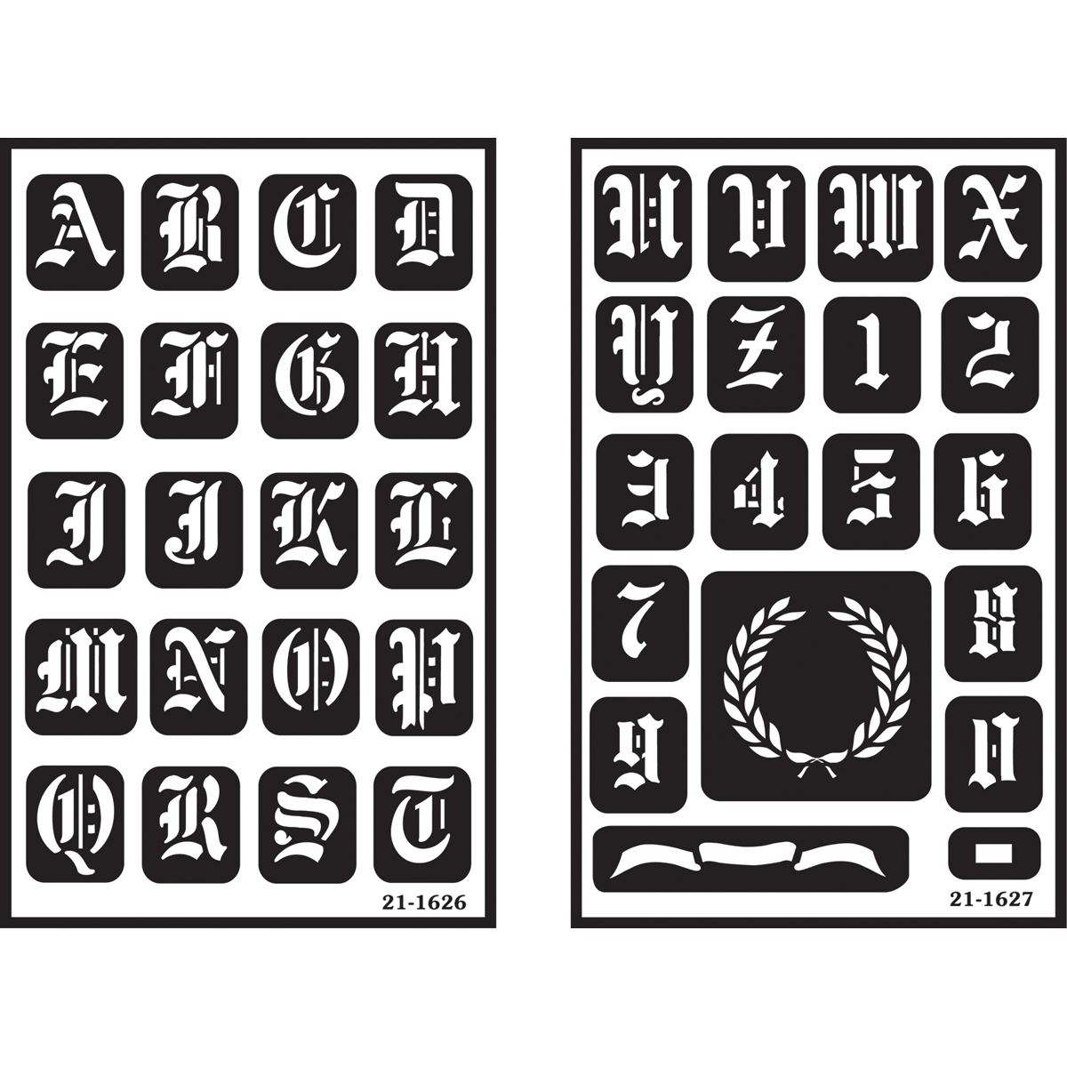 Armour Products Over n Over Reusable Glass Etching Stencils 5 x8 Armour Products Over n Over Reusable Glass Etching Stencils 5 x8