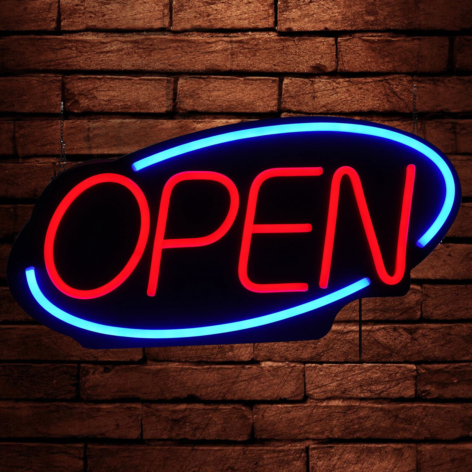 LED Open Sign Bright Neon Light Large for Restaurant Bar Pub Shop Store Business