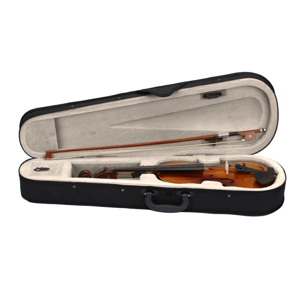 1/2 Acoustic Violin Case Bow Rosin, Natural