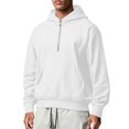 thumbnail image 2 of Ceisia Men Waffle Knit Stand Collar Full Zip Fleece Jacket Loose Fit Long Sleeve Pocket Daily Casual Outer Coat Gift, 2 of 9