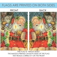 thumbnail image 5 of Toland Home Garden Santa and Kittens Stocking Christmas Flag Double Sided 12x18 Inch, 5 of 5