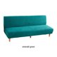 thumbnail image 5 of Advancent Funda de sofá ajustable Universal elástica antideslizante única, funda de sofá cama sin brazos fácil de instalar y limpiar Decoración del hogar verde, 5 of 6