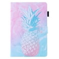 thumbnail image 5 of SaniMore Wallet Case for Amazon Fire Max 11 11.0" 2023, PU Leather Case Shockproof TPU Shell Auto Wake/Sleep Card/Pen Holder Stand Anti-slip Strip Magnetic Cover, Blue Pink Pineapple, 5 of 8
