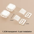 thumbnail image 3 of Tirantes transparentes para sujetador, 3 pares de tiras ajustables invisibles y antideslizantes para sujetadores sin tirantes, 3 of 5