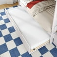 thumbnail image 5 of Modern Farmhouse Twin Over Twin Bunk Bed With Staircase and Trundle, White Wash, 5 of 9
