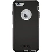 OtterBox Defender Case for iPhone 6 Plus/6S Plus (ONLY) with Holster/Clip - Bulk Packaging - Black/White