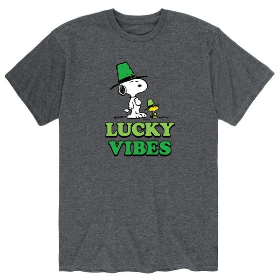 Peanuts - St. Patrick's Day with Snoopy - Men's Short Sleeve Graphic T-Shirt