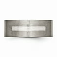 thumbnail image 4 of Titanium Flat 8mm 925 Sterling Silver Inlay Brushed Band Size: 10; for Adults and Teens; for Women and Men, 4 of 7