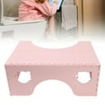 thumbnail image 1 of Foldable Toilet Stool, Squatting Posture Poop Stool, Bathroom Anti Slip Toilet Assistance Step Stool, Portable Travel Foot Stool for Toilet, Easy to Storage Toilet Squat Stool, 1 of 7