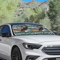thumbnail image 3 of Binienty Eagle Car Visors Sun Shade for Front Windshield Aztec Automotive Interior Sun Protection Auto Sunshades Front Windshield Heat Reflector-Keep Your Vehicle Cool, 3 of 8