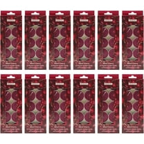 Hosley 120PCs Bulk Pack Black Cherry Fragrance Highly Scented Tea Light Candle. Ideal for Wedding Church Vigil Emergency Lanterns Spa Aromatherapy Party Reiki Candle Garden