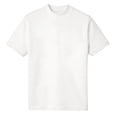 thumbnail image 5 of Men's T Shirt Short Sleeved Roll Neck Shirt Summer Basic Shirt Roll Neck Undershirt Athletic Gym Running Lightweight Performance Tee Top XXXL White Men's Short Sleeved T Shirt, 5 of 5