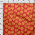 thumbnail image 3 of oneOone Rayon Red Fabric Halloween Quilting Supplies Print Sewing Fabric By The Yard 56 Inch Wide, 3 of 4