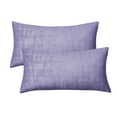 thumbnail image 4 of Home Soft Things Textured Velvet 2 Piece Pillow Shell Set - Chinese Violet - 14" x 26", 4 of 5