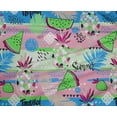 thumbnail image 5 of oneOone Polyester Lycra Light Pink Fabric Tropical Craft Projects Decor Fabric Printed By The Yard 56 Inch Wide, 5 of 5