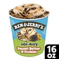thumbnail image 2 of Ben & Jerry's Dairy-Free Almond Milk Peanut Butter and Cookies Ice Cream, 1 Pint, 2 of 9