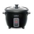 thumbnail image 4 of Refurbished Salton RC1653 Automatic Rice Cooker 6 Cup Stainless Steel Black, 4 of 5