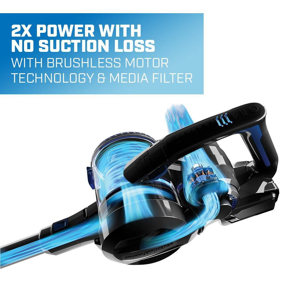 HART 20-Volt Brushless Cordless Stick Vacuum Kit, Generation 1, (1) 4.0Ah Lithium-Ion Battery