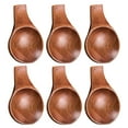 thumbnail image 1 of PAMINGONO 6pcs Soy Sauce Holders Wooden Dipping Containers for Kitchen Rustic Farmhouse Use, 1 of 7