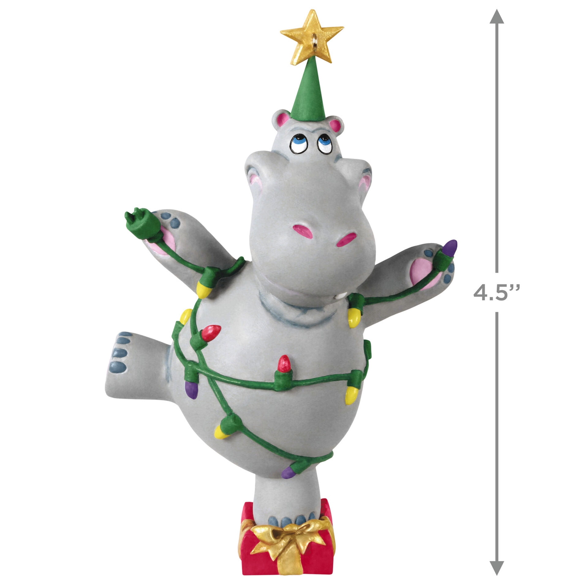 Hallmark I Want a Hippopotamus for Christmas Singing Hippo Plush Santa Hat D9 for sale online 