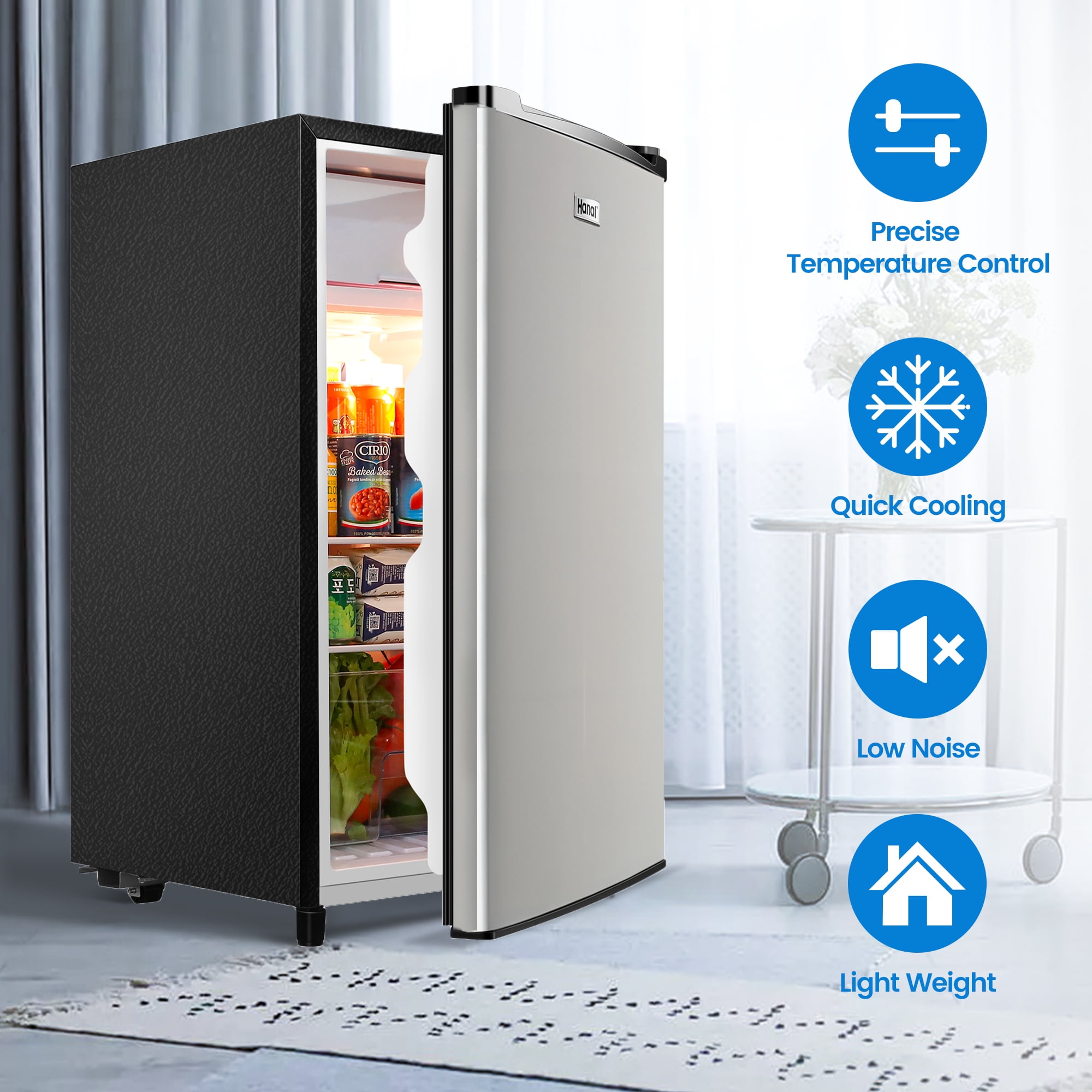 WANAI Energy-efficient Refrigerators with Shelves, 46 lb