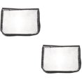 thumbnail image 6 of MLINS 2pcs Transparent Handbags Storage Organizer Clear Sundries Storage Bag Zipper Design Handbag Container, 6 of 8