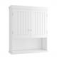 thumbnail image 2 of Costway Armario de Baño de Pared con 2 Puertas Repisa Ajustable en Altura Blanco 60 x 20 x 70,5 cm, 2 of 10