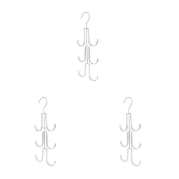 Injueey Monederos Bolsos Perchero Gancho para colgar Ropa Sombreros Cinturones Bufanda Soporte de almacenamiento Suministros multifuncionales Type1 NO1