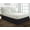 Black, variant on Pleated Bed Skirt Dark Gray Short Queen Size 11 Inch Tailored Drop, Super Soft Double Brushed Premium Hotel Quality Microfiber Bed Skirt Luxury, Easy to Care Wrinkle & Fade Resistance