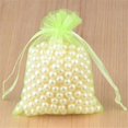 thumbnail image 1 of Bolsa de Organza para embalaje de joyas, decoración de fiesta de boda, bolsas de tul con cordón, para regalo, 7x9, 9x12, 10x15cm, 50/100 Uds., 50%, 1 of 4