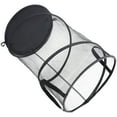 thumbnail image 4 of Minkissy Laundry Hamper Polyester Steel Wire 1Set 24X16X16In, 4 of 8