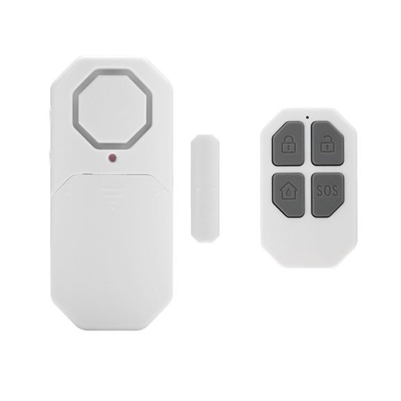 Sound and Light Door Alarm 140dB Adjustable Volume Door Alarm & Remote Control