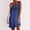 F-481Blue, variant on ZHOGXU Women's Dress Sleeveless Suspender V Neck Solid Color Lace Trim Fashion Comfortable Mini Dresses For Casual Daily Wear,Black,L