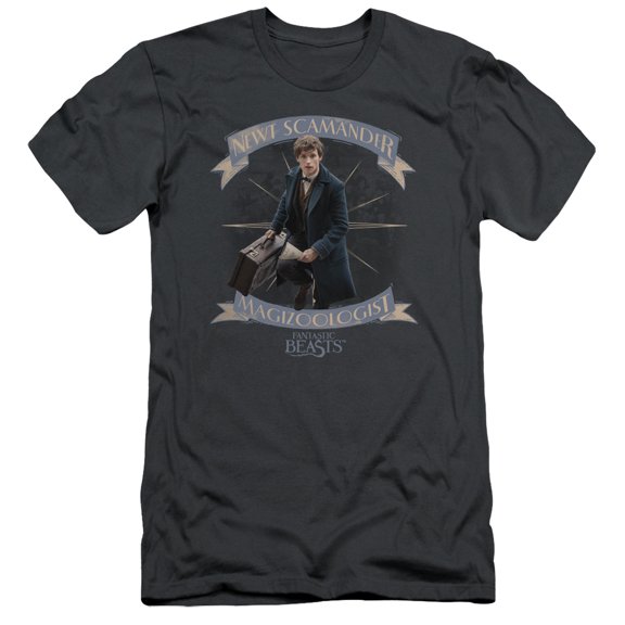 Fantastic Beasts - Newt Scamander - Slim Fit Short Sleeve Shirt - Large